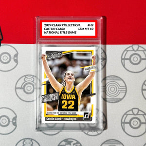 Graded 10 Caitlin Clark Rookie Card RC 2024 Panini Donruss Collection #H9 Basketball