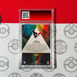 Graded 10 C.J. Stroud #6 Prizmatic Rookie Card Texans RC 2023 Panini Prizm Football