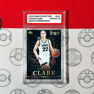 Graded 10 CAITLIN CLARK RC 2024 Collection #AS2 Select Artistic Impressions SP Basketball