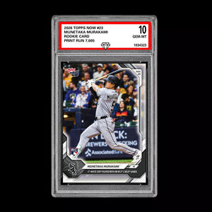Graded 10 Munetaka Murakami Rookie RC Card #23 2026 Topps NOW Chicago White Sox  Baseball