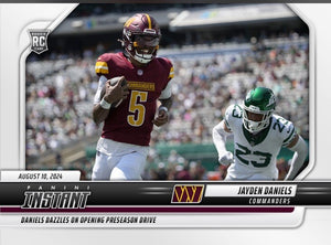 Graded 10 Jayden Daniels #6 RC Rookie Card 2024 Panini Instant Washington Football