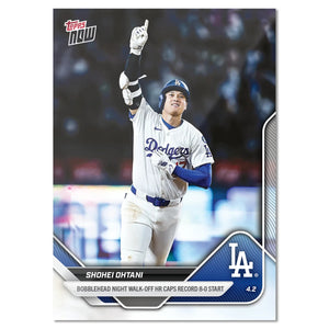 Graded 10 Shohei Ohtani Walk Off Bobblehead 2025 MLB Topps NOW Card #35 Baseball