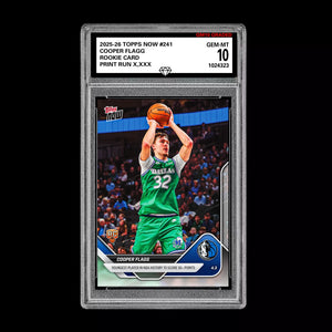 Graded 10 Cooper Flagg RC Rookie Card 2025-26 NBA Topps Now #241  Basketball