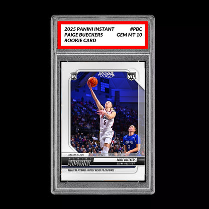 GRADED 10 Paige Bueckers 2024 Panini Instant #PBC UCONN WNBA Draft RC Rookie Football