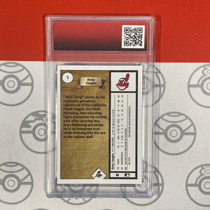 Graded 10 1989 UPPER DECK  Custom Ricky Vaughn Wild Thing Major League Rookie Baseball