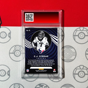 Graded 10 C.J. Stoud Rookie Card RC 2023 Panini Illusions Football #43 Football