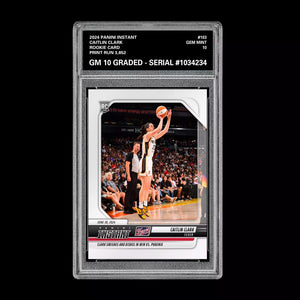 Caitlin Clark Graded 10 #103 2024 Panini Instant WNBA RC Rookie Indiana Fever Basketball