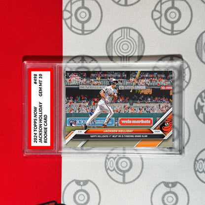 Graded 10 2024 Topps Now Jackson Holliday #498 RC Rookie Card Holiday Baseball