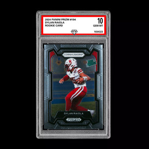Graded 10 Dylan Raiola - 2024 Panini Prizm #194 RC Rookie Nebraska Cornhuskers Football