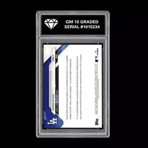 Graded 10 Shohei Ohtani #WS-1 2025 Topps Now World Series Champions Dodgers Baseball