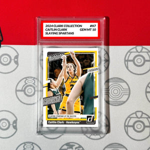 Graded 10 Caitlin Clark Rookie Card RC 2024 Panini Donruss Collection #H7 Basketball