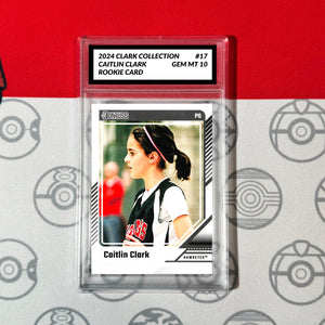 Graded 10 Caitlin Clark Rookie Card RC 2024 Panini Donruss Clark Collection #17 Basketball