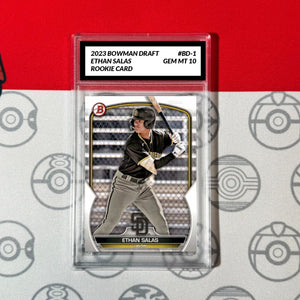 Graded 10 ETHAN SALAS 2023 Bowman Paper Prospect #BP-1 PADRES RC ROOKIE Baseball