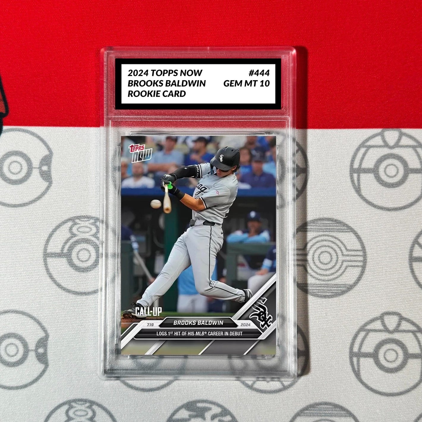 Graded 10 Brooks Baldwin 2024 TOPPS NOW Card 444 CALL-UP 1st RC Rookie Baseball