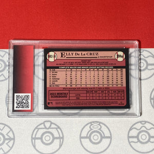Graded 10 Elly De La Cruz Rookie Card 2024 MLB TOPPS SERIES 2 35th 89B2 Reds RC Baseball