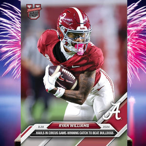 Graded 10 Ryan Williams 2024 Bowman U Now Card #19 Topps Now RC Rookie Football