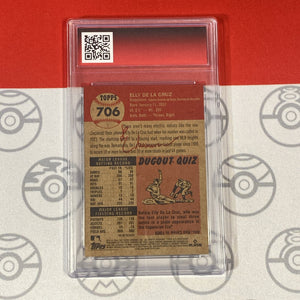 Graded 10 Elly De La Cruz Rookie Card 2024 MLB TOPPS Living 706 Cincinnati RC Baseball