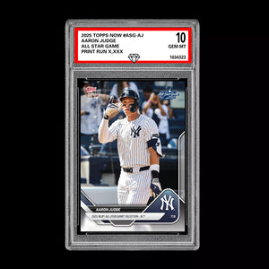 Graded 10 Aaron Judge - 2025 TOPPS NOW #ASG-AJ All-Star Game Set Baseball