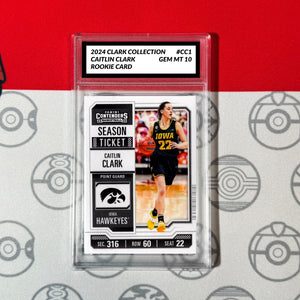 Graded 10 2024 Donruss Caitlin Clark Rookie Card RC Collection #CC1 Basketball
