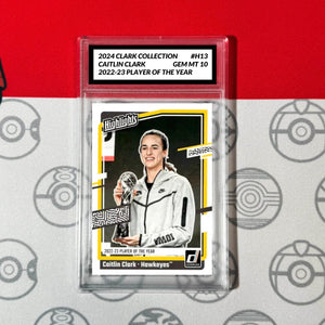 Graded 10 Caitlin Clark Rookie Card RC 2024 Panini Donruss Collection #H13 Basketball