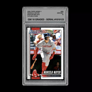 Graded 10 Marcelo Mayer Future Stars RC 2026  Topps Series 1 Boston Red Sox Baseball