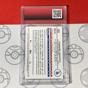 Graded 10 Yoshinobu Yamamoto  2024 All-Star Game 553 Baseball