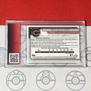 Graded 10 Elly De La Cruz Rookie Card 2024 MLB TOPPS BOWMAN 22 Reds RC Baseball