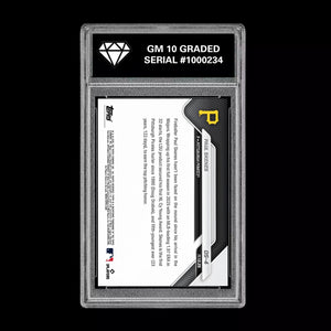Graded 10 Paul Skenes CY Young Award Winner 2025 Topps Now #OS-4  Baseball