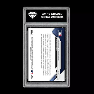 Graded 10 Aaron Judge Shohei Ohtani 2025 Topps Now #239 Baseball Card Baseball