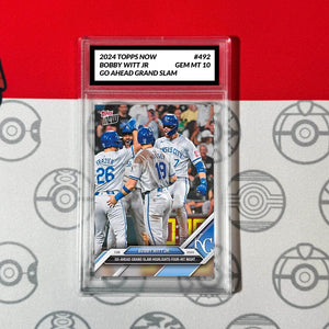 Graded 10 2024 Topps Now MLB #492 Bobby Witt Jr. Kansas City Royals Baseball