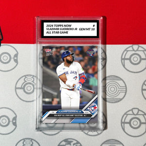 Graded 10 2024 Topps Now VLADIMIR GUERRERO JR All Star BLUE JAYS Baseball
