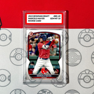 Graded 10 MARCELO MAYER 2023 Bowman Paper BD-20 RED SOX RC ROOKIE Baseball