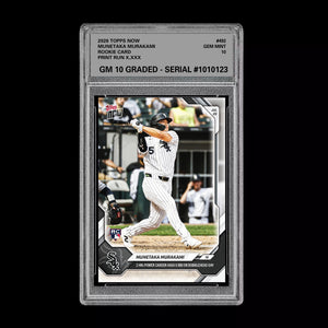 Graded 10 Munetaka Murakami 2026 Topps NOW #492 RC Rookie Card White Sox PRESALE Baseball