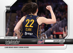 Graded 10 CAITLIN CLARK RC ROOKIE Card 2024 Panini Instant #218 Indiana Basketball