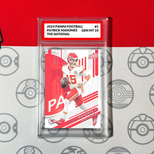 Graded 10 2024 Panini Basketball #1 Patrick Mahomes Kansas City The National Basketball