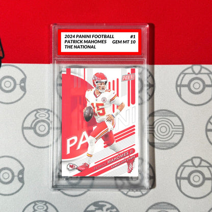 Graded 10 2024 Panini Basketball #1 Patrick Mahomes Kansas City The National Basketball