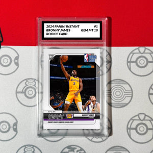Graded 10 2024-25 Panini Instant NBA #1 Bronny James Lakers RC Rookie Basketball