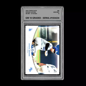 Graded 10 SHOHEI OHTANI SB #50 - 2024 Topps 50/50 Card #98 Dodgers MLB History Baseball