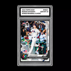 Graded 10 Roman Anthony 2026 Topps NOW #WB21 World Baseball Classic PRESALE Baseball