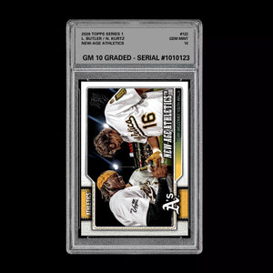 Graded 10 Lawrence Butler / Nick Kurtz 2026  Topps Series 1 Athletics Baseball