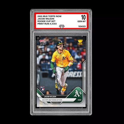 Graded 10 Jacob Wilson RC Rookie Cup 2025 Topps NOW Baseball Card Presale Baseball