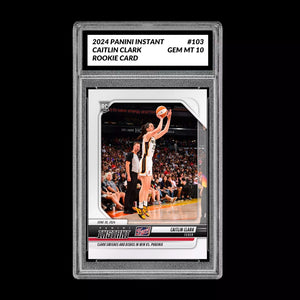 Caitlin Clark Graded 10 #103 2024 Panini Instant WNBA RC Rookie Indiana Fever Basketball