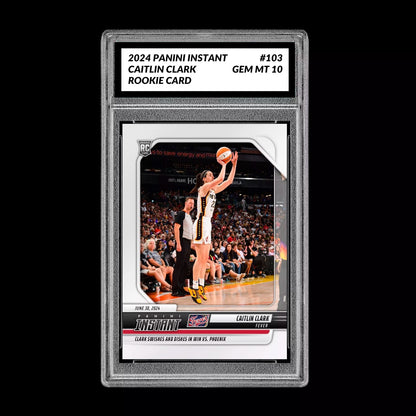 Caitlin Clark Graded 10 #103 2024 Panini Instant WNBA RC Rookie Indiana Fever Basketball