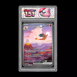 151 Scarlet & Violet Blank Empty Graded Card Display Case Fan Art (No Card)