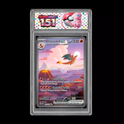 151 Scarlet & Violet Blank Empty Graded Card Display Case Fan Art (No Card)