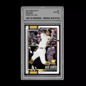 Graded 10 Jacob Wilson #240 RC Rookie Cup Card 2026 MLB Topps Athletics Baseball