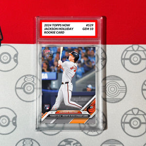 Graded 10 Jackson Holliday 529 2024 TOPPS NOW RC Rookie Card Baltimore Orioles Baseball