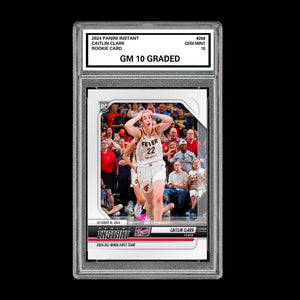 Graded 10 Caitlin Clark #268 RC Rookie Card WNBA All Team 2024 Panini Instant Basketball