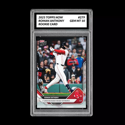 Graded 10 Roman Anthony Call-Up Red Sox Debut 2025 Topps NOW Card 279  Baseball