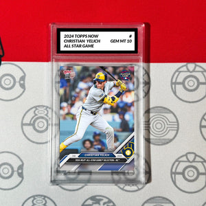 Graded 10 2024 Topps Now CHRISTIAN YELICH All Star BREWERS Baseball